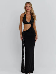 Vyorix GIULSY MAXI DRESS BLACK