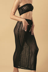 Zhuri Knit Long Skirt