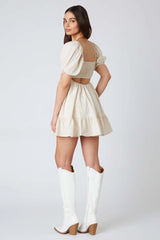 Linen Keyhole Romper