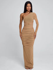 Vyorix REVA MAXI DRESS TAN