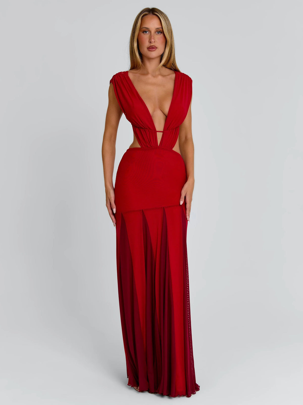 Vyorix THESSA MAXI DRESS RED